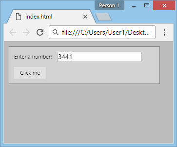 Creating a NumericTextBox - screenshot
